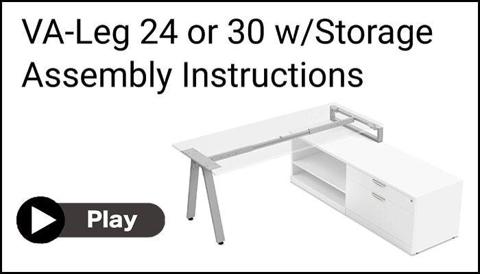 Assembly Instructions VA-Leg 2430 with storage