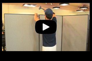 Watch a step-by-step instructional video on how to assemble our Solero Freestanding Panel System videos_solero